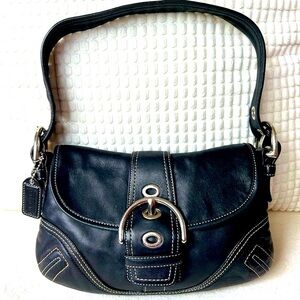 COACH Mini Soho Leather Shoulder Bag